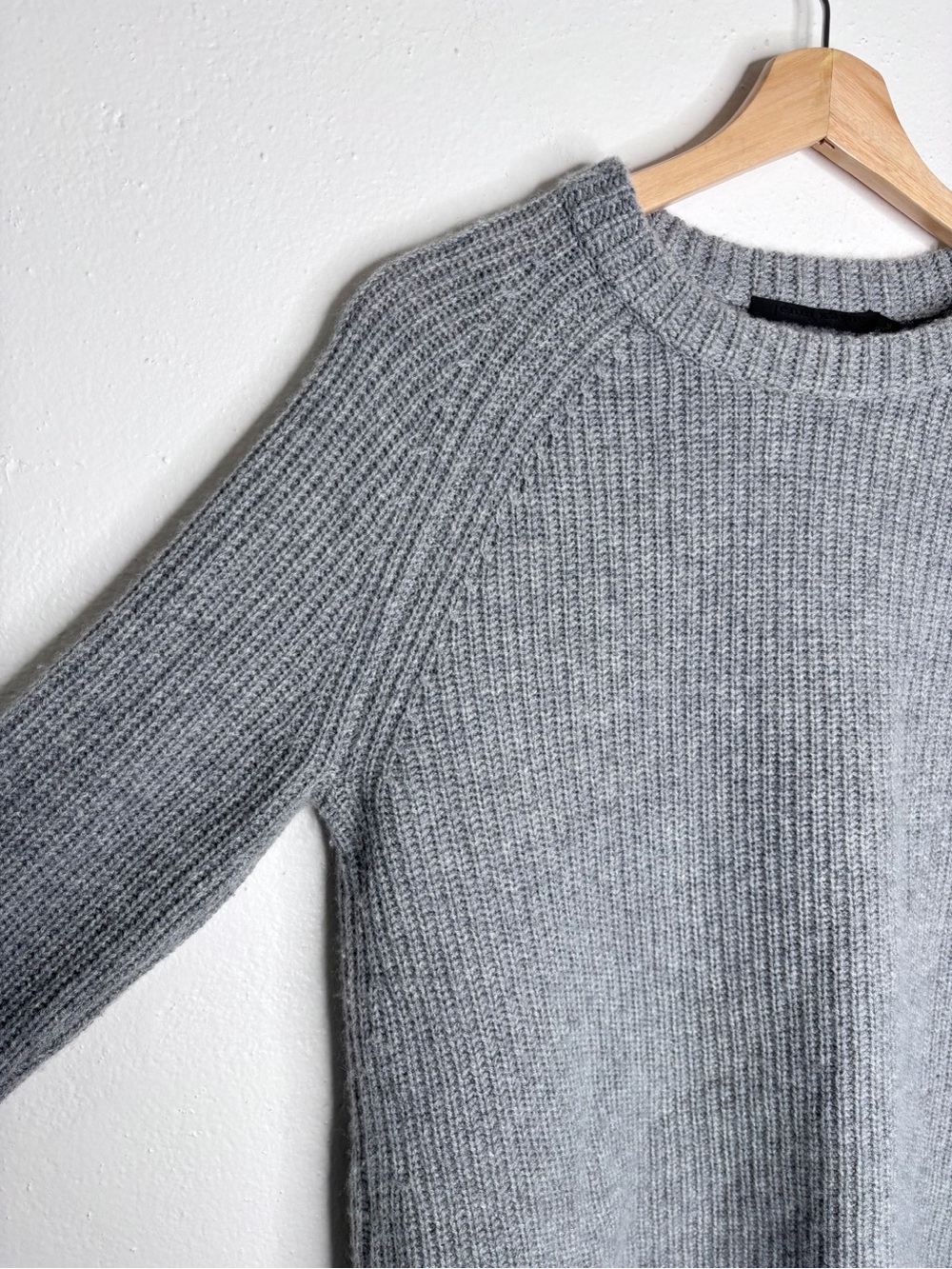 Jenni Kayne 100% Cashmere Fisherman Crewneck Sweater Size M EUC - Picture 6 of 10
